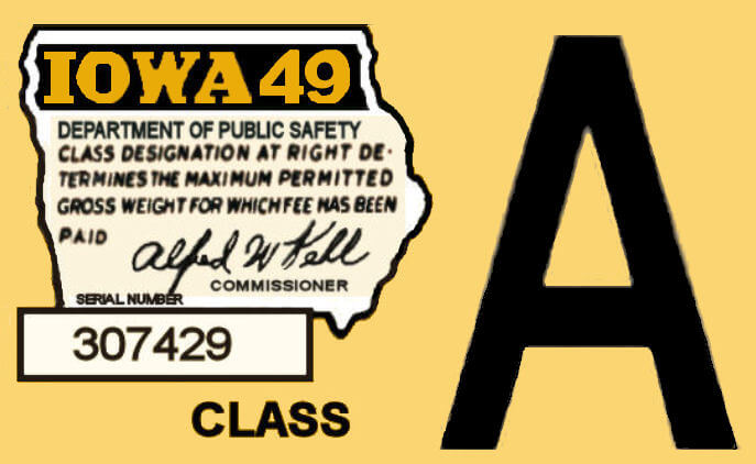 (image for) 1949 Iowa Inspection sticker